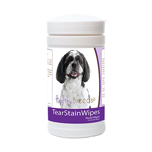 Image of Healthy Breeds Shih-Poo Tear Stain Wipes 70 Count