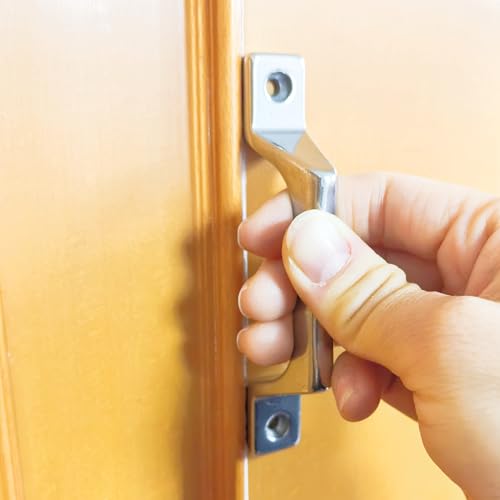 Image of Heavy Duty 304 Stainless Steel Door Handle, Metal Handle armrest bar, Suitable for Ships, RVs, chests of Drawers (Hole Centers: 4in(100mm)-1PC)