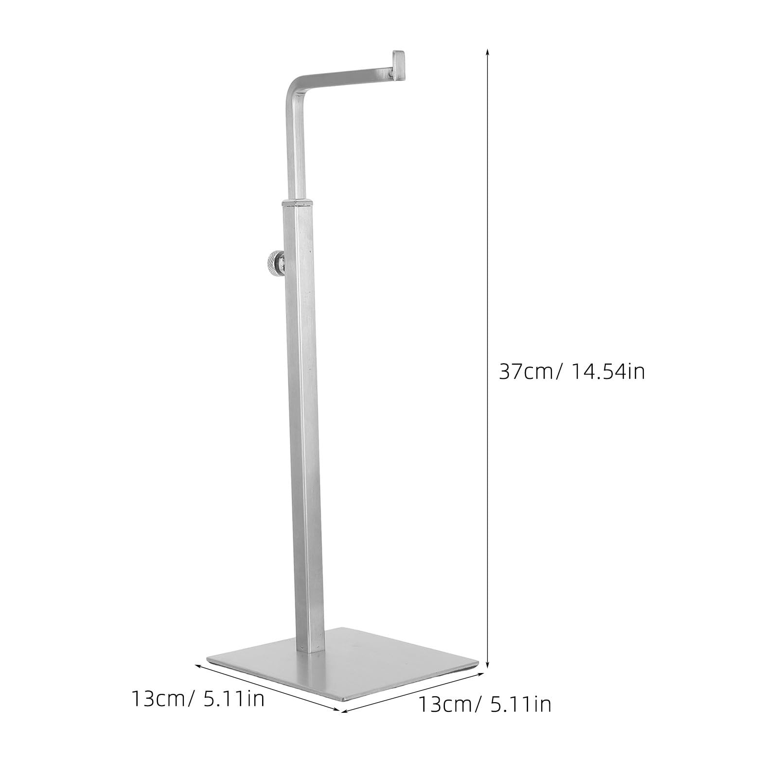 PRETYZOOM 2 Piezas Soporte para Bolso de Acero Inoxidable, Altura Ajustable