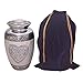 hlc Urns Heart Cremation Urn - Funeral Urn for Human Ashes - Burial urn with Detailed Engraving - 100% Aluminum- Adult Large Size up to 200 lbs