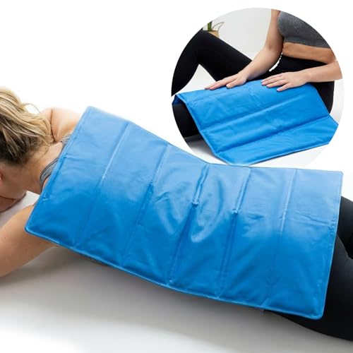 Cooling Mat 23.6 x 35.4 Reusable Gel Cooling Pad for Hot Sleepers Portable Non-Slip Cooling Mat for Bed Chair Sofa & Office Use