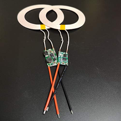 Taidacent 12V Transmitter 20mm 5V 800mA Módulo de Bobina Inductiva inalámbrica de carga miniatura 5