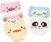 Joyo roy - Pack de 5 Unidades de Braguita de Algodón para Bebés Transpirable Cómodo con Cintura Elástica Braga Niñas con Estampado Lindo Underwear Infantil Suave - 9 Meses