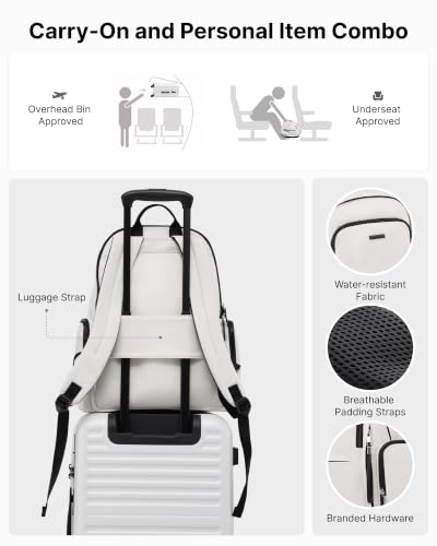 Image of LONG VACATION Luggage Sets, 3 Piece, 20 Inch Carry On Hardshell Suitcase