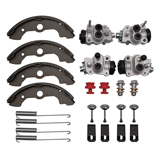 Front Brake Wheel Cylinders All 4 W/Shoes For Honda Rancher 350 - Foto 9