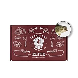 Catch Co Mystery Tackle Box Elite Freshwater Largemouth and Smallmouth Bass Lures Fishing Kit