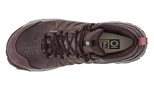 Oboz Women's Sypes Low Leather B-Dry Waterproof Hiking Shoe, Peppercorn, 9 #TOP4