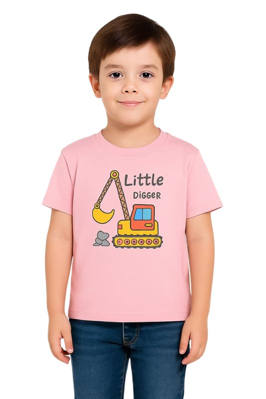 Image of Trendy Printed Cotton Blend Half Sleeve T-Shirt for Boys - Pack of 2