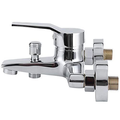 Listado de Grifos de ducha y bañeras - solo los mejores. 42 Grifo de baño de cobre con rosca G1 / 2in, bañera para el hogar, grifo de ducha triple montado en la pared, grifo mezclador, grifo de válvula de ducha, grifo para el hogar,...