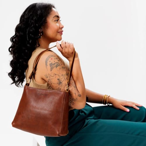 Portland Leather Goods Triangle Shoulder Bag for Women – Handmade from the Finest Full-Grain Hides 7