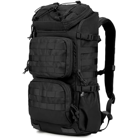 Mardingtop Tactical Backpacks Molle Hiking daypacks for Motorcycle Camping Hiking Military Traveling,25L Backpack Cover