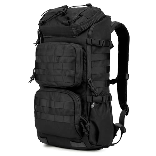 Mardingtop Tactical Backpack Molle Hiking daypack for Motorcycle Camping Military Traveling，25L Backpack