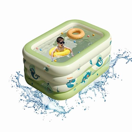 Piscinas infantiles para niños, piscinas sobre el suelo, centro de natación familiar plegable para exteriores, patio trasero, jardín, diversión familiar
