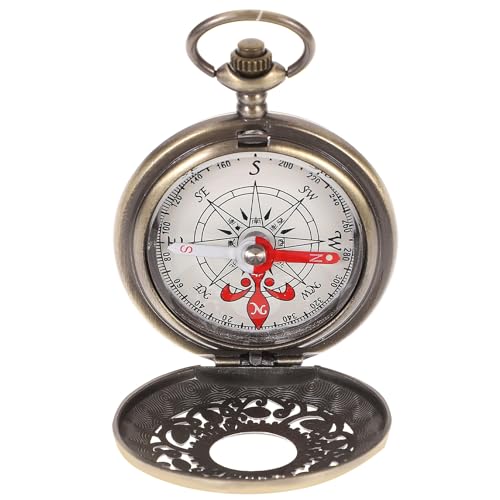 Brújula Vintage de Bolsillo Zerodeko en Metal miniatura 1