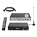Produktbild Set-ONE EasyOne 740 DVBT2 Receiver Bundle mit passiver DVBT2 Antenne, DVB-T2 Receiver mit Aufnahmefunktion und Dolby Digital Plus Unterstützung, 12V-Netzteil, Ideal für Camping, PVR Ready