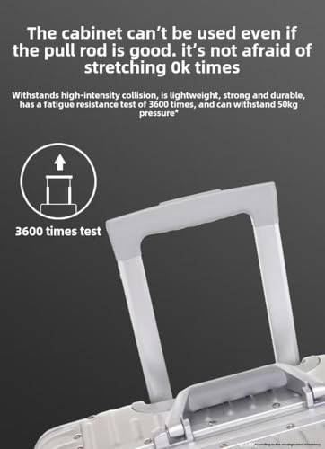 Aluminum Carry On Luggage Hardshell Zipperless Suitcase with TSA Lock, 360° Wheels, Lightweight Airline Approved Business Travel (pink, Checked in 28inch)3