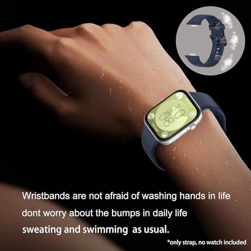 MIJOBS 2PCS Replacement Straps Compatible with Huawei Watch Fit 3 - Silicone Sport Watchbands for Men & Women - Image 4