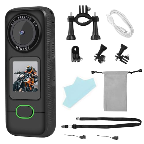 YYCAMUS Waterproof Action Camera 4K 1.4 pulgadas