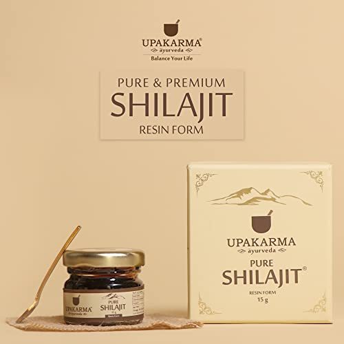 UPAKARMA-Ayurveda-Pure-and-Natural-ShilajitShilajeet-Resin-15g-Pack-of-1