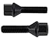 Produktbild 20 Radschrauben Kegelbund M14x1,5 x 27 30 35 40 43 45 47 50 55 60 SCHWARZ & SILBER Radbolzen ALUFELGEN, Farbe: Schwarz, Größe: 43 mm