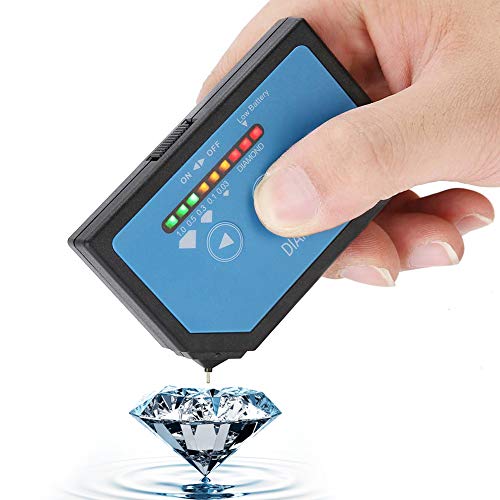 New Generation Diamond Selector III, High Accuracy Professional Jeweler Diamond Moissanite Tester Gemstone Practical Portable Jewelry Test Selection Tool Meter Device With LED Indicator