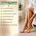 Natural Escapes Peppermint, Rosemary, Eucalyptus & Tea Tree Oil Foot Cream for Dry Feet, Cracked Heels, Calluses, Athlete's Foot - Heel Repair Cream for Women & Men (8 oz)
