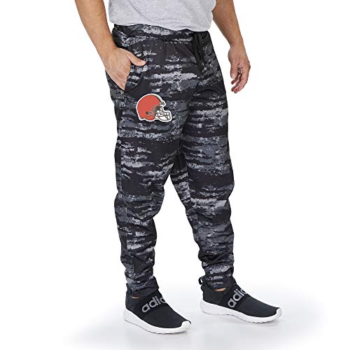 Pantalón para correr de forro polar Zubaz NFL Rams que aísla el frío con suavidad