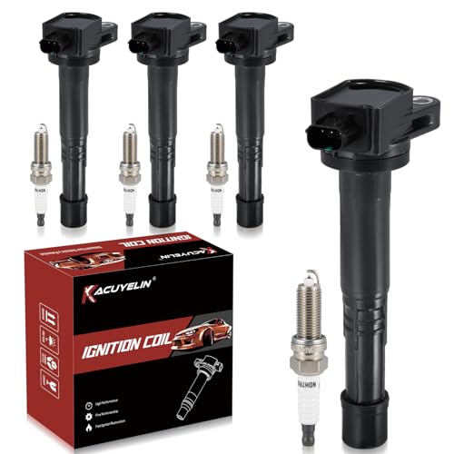 KacuYelin UF602 Ignition Coil Pack & Iridium Spark Plugs Com...
