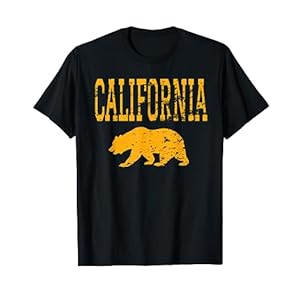 Distressed California Golden Bear
