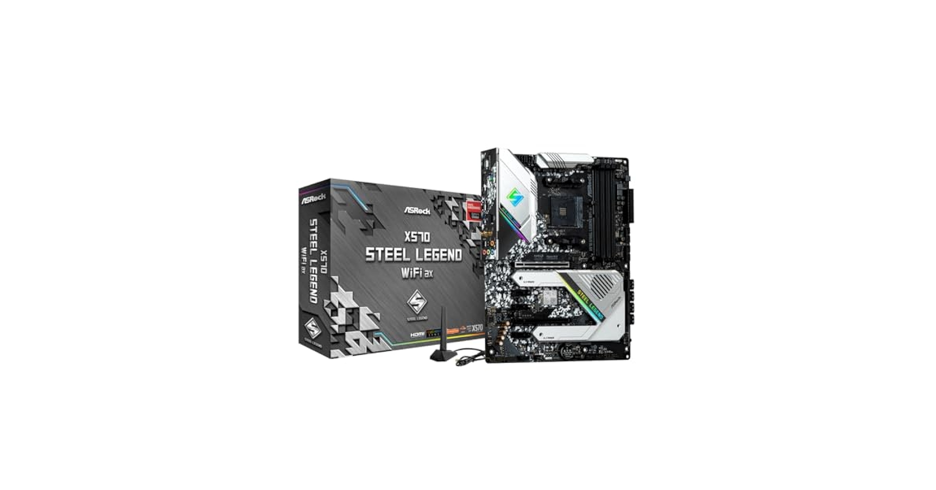 Amazon.com: ASRock X570 Steel Legend WiFi AX AM4 AMD X570