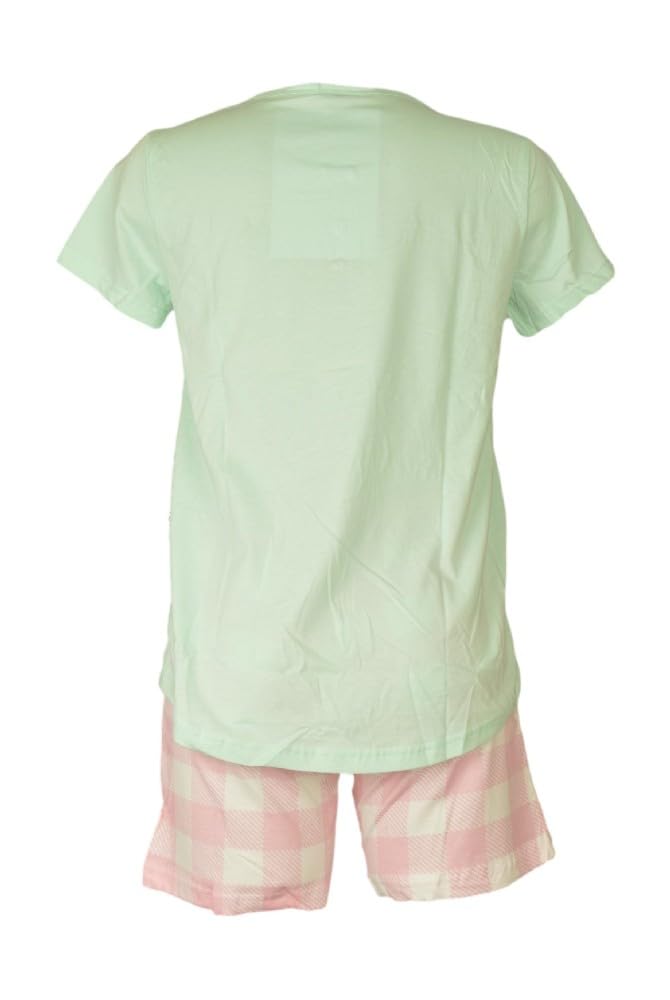 CRAZY FARM Pigiama Donna Maglia Mezza Manica Pantalone Corto Articolo 16041