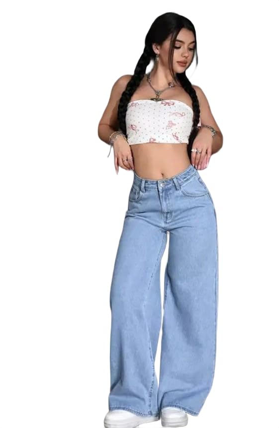 Kashianxstyle Women's Wide Leg Jeans, High Waist Relaxed Fit Denim Jeans for Women, Full Length Casual Denim Pants-picture-18