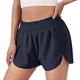 Pantalón Corto Mujer Ropa Deportiva Mujer Verano, Ofertas Flash del Dia Shorts Pantalones Cortos Algodón Playa Yoga Deporte Pantalon Corto Mujer(Armada,M)