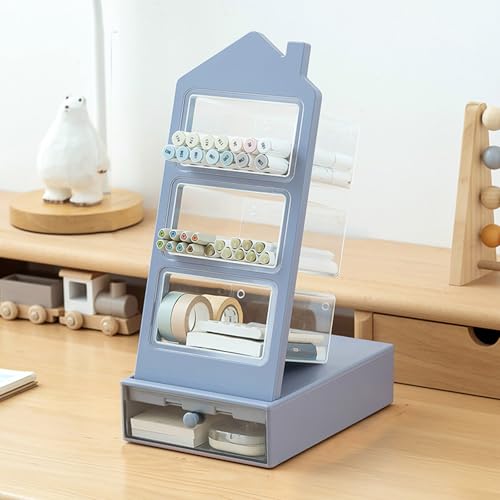 Tiroir de rangement de maquillage compact pour étagère de bureau encombrée - 5