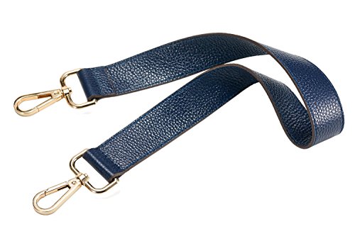 Image of 24.8 inch Leather Replacement Strap for Handbags Shoulder Bag with Metal Buckles
