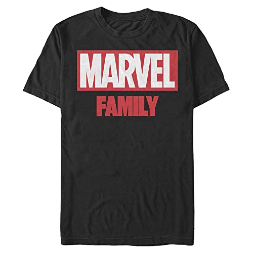 T-shirt Marvel grande taille 3XL noir haut coupe confort pour homme fort