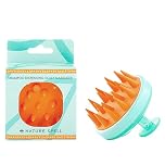 Nature Spell Shampoo Dispensing Scalp Massager, Soft Silicone Brush, Suitable for All Hair Types, Waterproof & Easy to Clean
