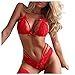 Women Lingerie Set Sexy Lace Bow Hollow Out Bodysuit Fashion See Through Underwear Outfit Open File Bra Sets