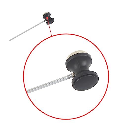 Pedal de bombo con cabeza de fieltro de acero inoxidable miniatura 6