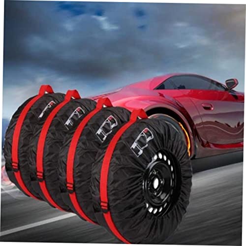 Vaguelly 4 Pçs Capa De Pneu De Neve Capa De Poeira Capa De Pneu Sobressalente Capa De Pneu De Neve S