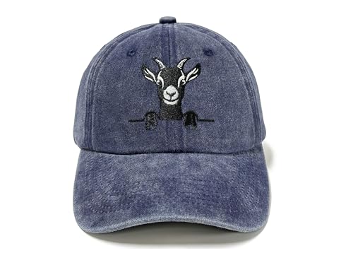 Image of Farm Animal Baseball Cap for Men Women, Goat Donkey Horse Pig Hat | Farm Life Inspiration, Classic Baseball Cap Design, Breathable Cotton Fabric, Secure Adjustable Buckle