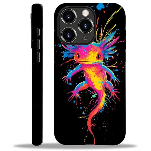 Coque iPhone 11 Pro Max CARLOCA antichoc silicone mat à motif lézard néon