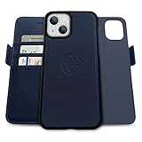 Dreem Fibonacci 2-in-1 Wallet-Case for Apple iPhone 13 - Luxury Vegan Leather, Magnetic Detachable...