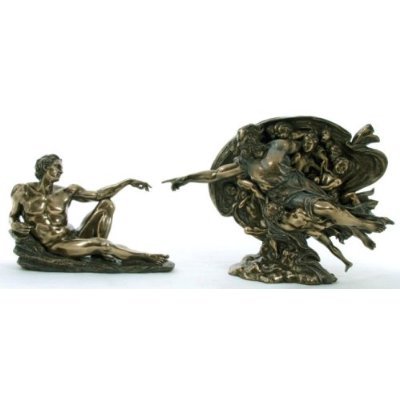 Michelangelo The Creation Of Adam Statue #TOP4