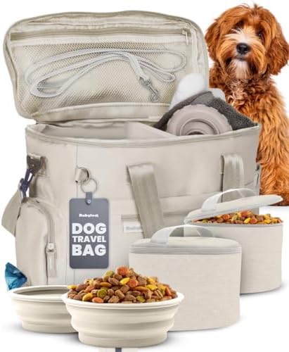 The Original Doggy Bag™ - Complete Dog Travel Bag for Supplies wi...
