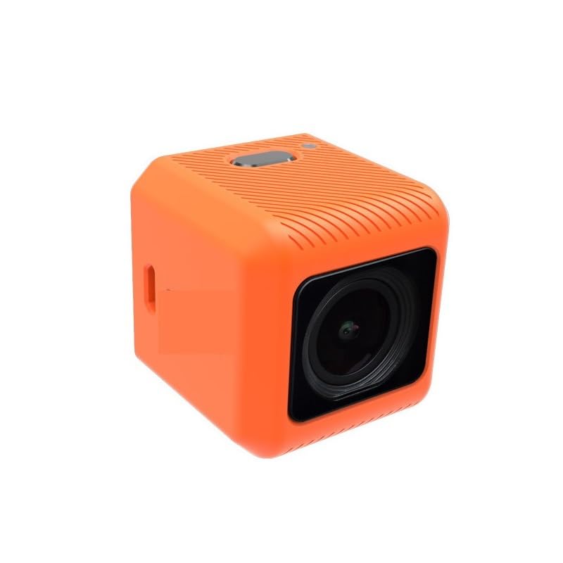 HFFOZMD para RunCam 5Action Camera 4K 2.7K 60FPS 1440P Naranja Negro Dron Deportivo Coche RC para FPV 128G Hero Session 156g(Black Camera)