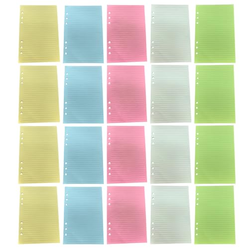 Cuaderno de hojas sueltas tamaño A5 con papel de recambio para notas