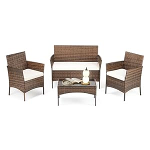 YSSOA Patio Furniture Set 4 Pieces ...