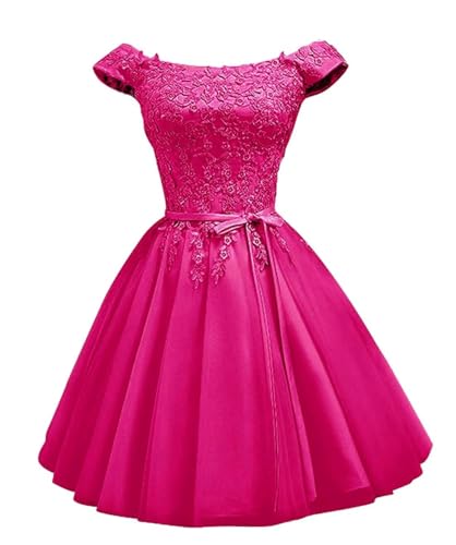 Image of Asulla Short Prom Dresses Homecoming Cocktail Dresses Lace Appliques Bridesmaid Dresses for Wedding