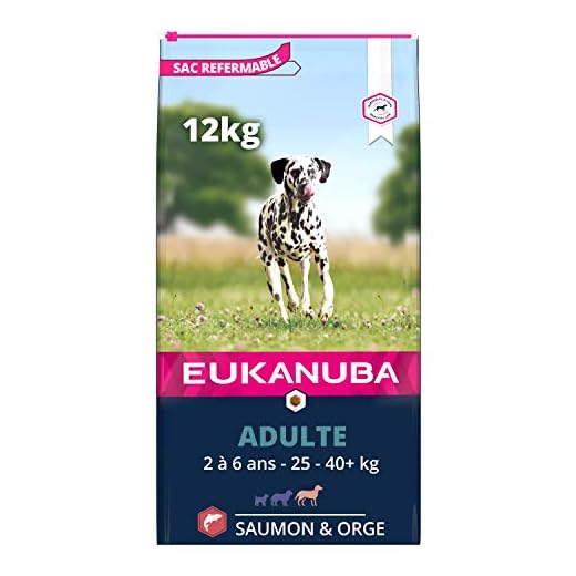Eukanuba Croquette au Saumon pour Chien Adulte 12 kg